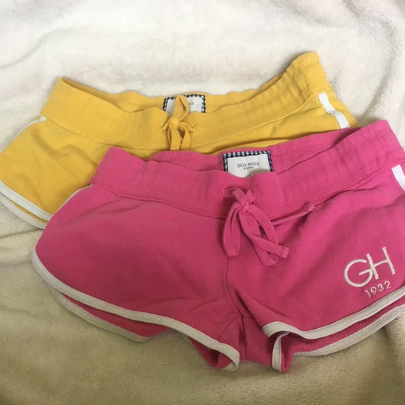 Gilly Hicks Pants - Gilly Hicks bundle pink&yellow drawstring shorts